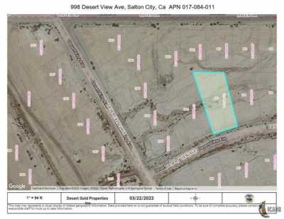 Residential Land For Sale in Salton City, California