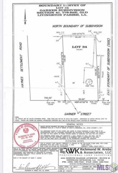 Residential Land For Sale in Springfield, Louisiana