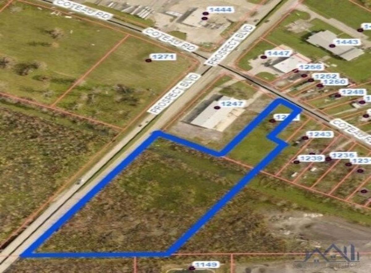 Picture of Residential Land For Sale in Houma, Louisiana, United States