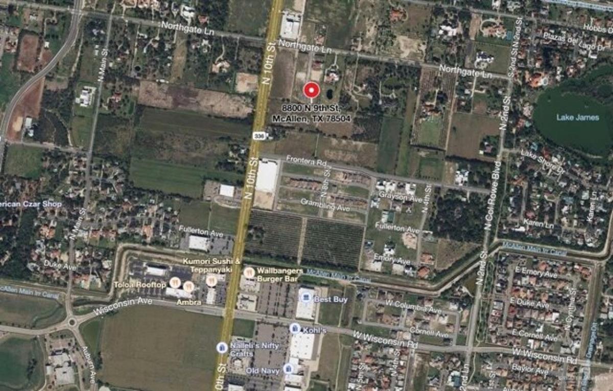 Picture of Residential Land For Sale in McAllen, Texas, United States