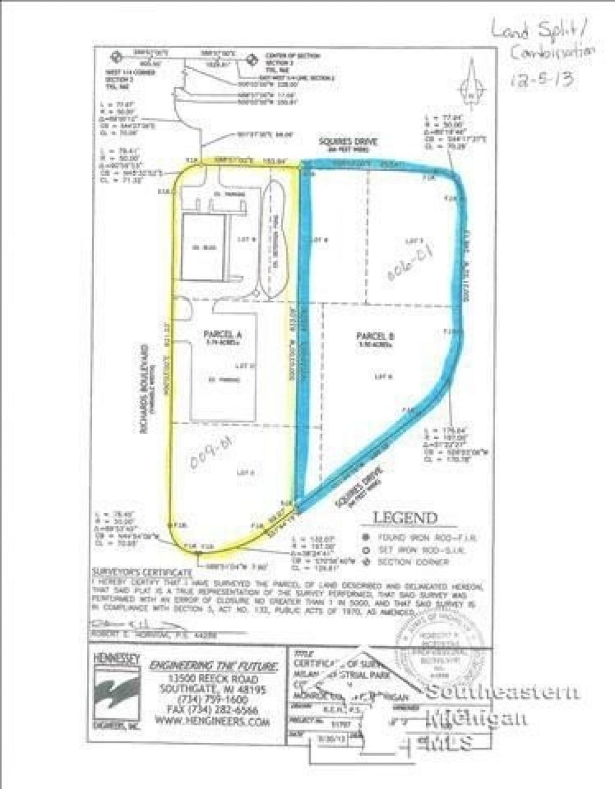 Picture of Residential Land For Sale in Milan, Michigan, United States