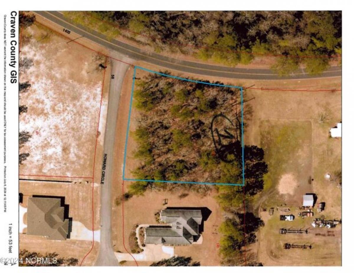 Picture of Residential Land For Sale in Ernul, North Carolina, United States