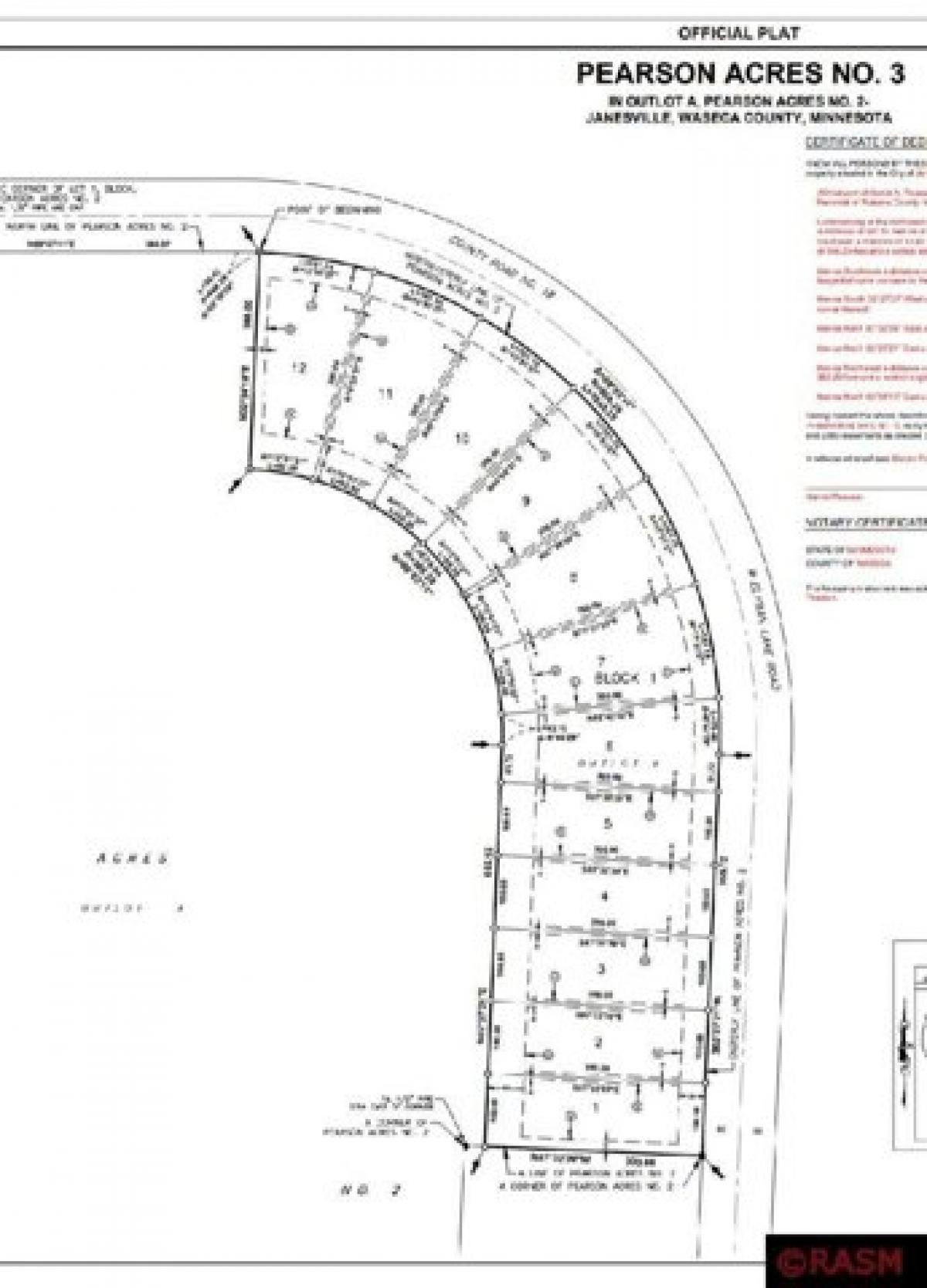 Picture of Residential Land For Sale in Janesville, Minnesota, United States