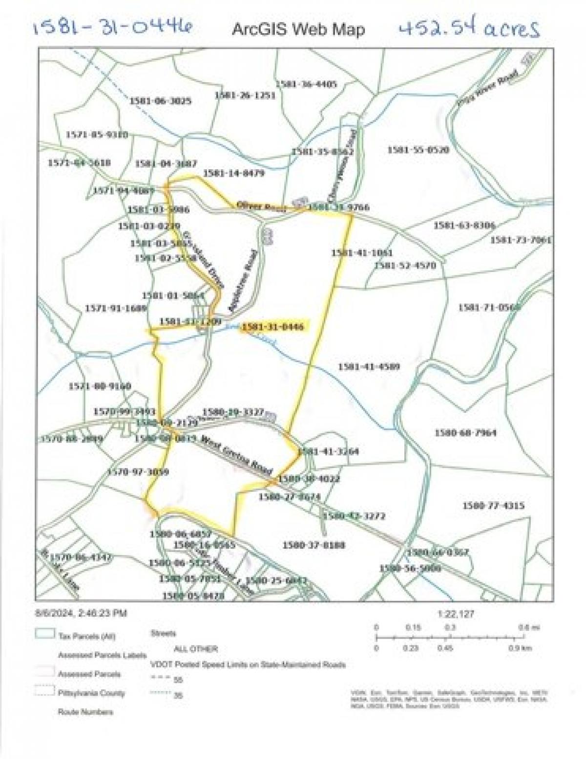 Picture of Residential Land For Sale in Sandy Level, Virginia, United States