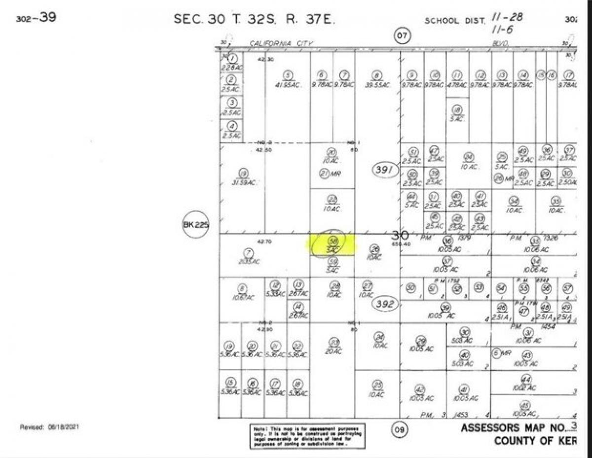 Picture of Residential Land For Sale in California City, California, United States