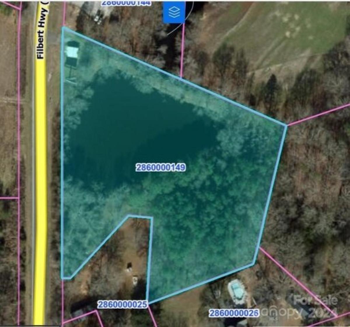 Picture of Residential Land For Sale in York, South Carolina, United States