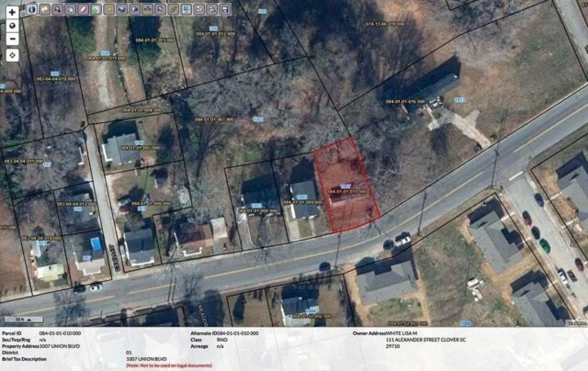 Picture of Residential Land For Sale in Union, South Carolina, United States