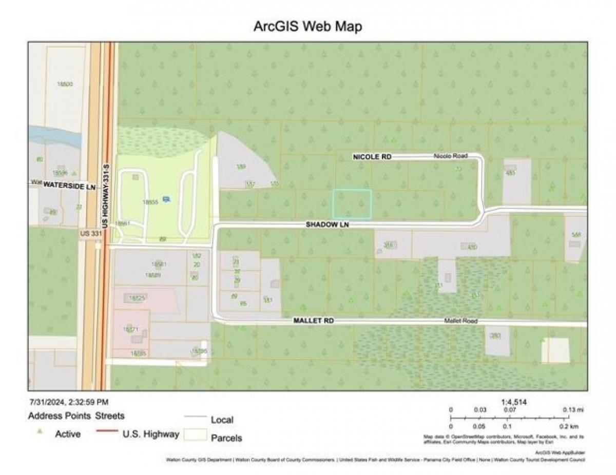 Picture of Residential Land For Sale in Freeport, Florida, United States