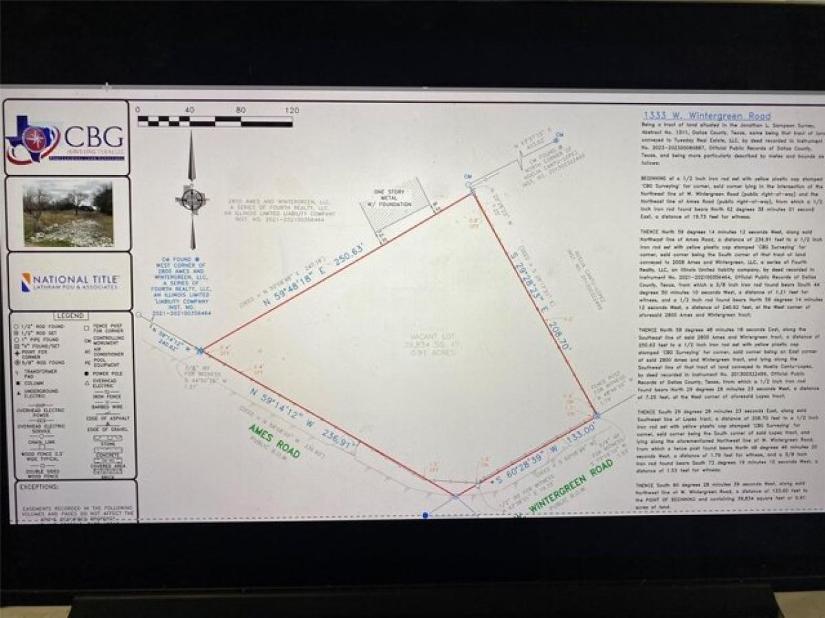 Picture of Residential Land For Sale in Lancaster, Texas, United States