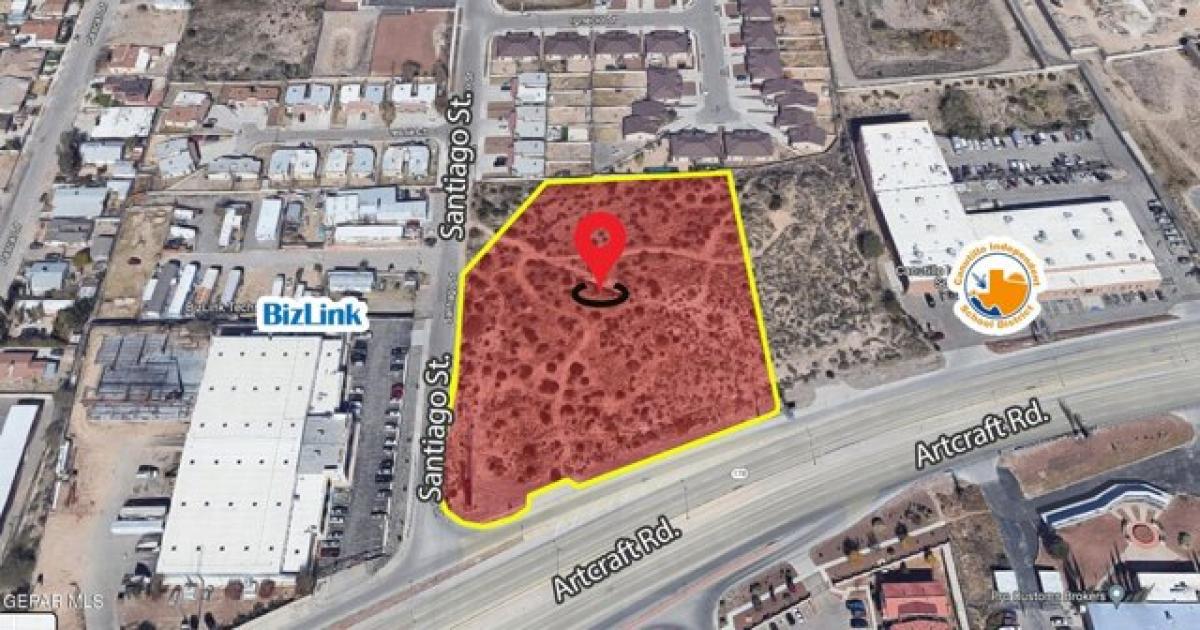 Picture of Residential Land For Sale in El Paso, Texas, United States