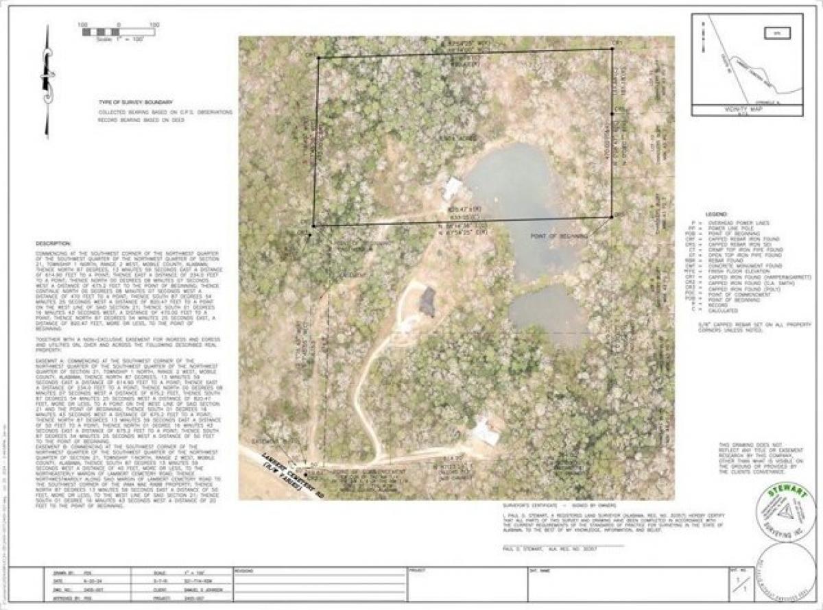 Picture of Residential Land For Sale in Citronelle, Alabama, United States