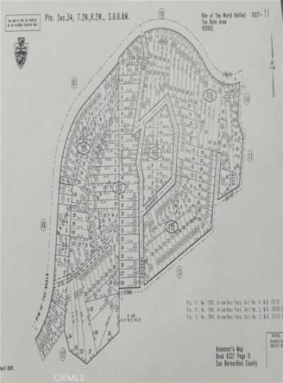 Residential Land For Sale in Running Springs, California