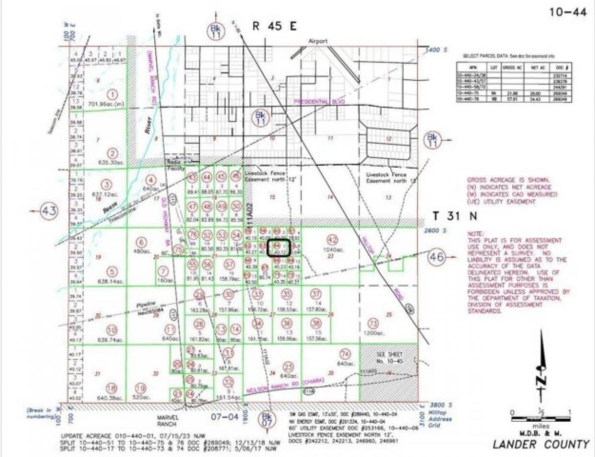 Picture of Residential Land For Sale in Battle Mountain, Nevada, United States