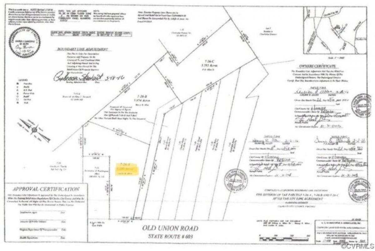 Picture of Residential Land For Sale in Charles City, Virginia, United States