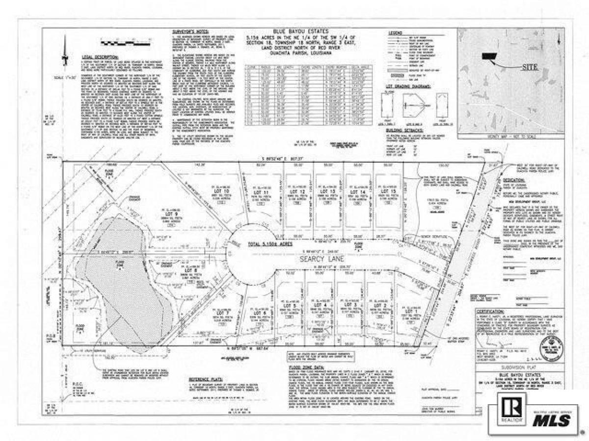 Picture of Residential Land For Sale in West Monroe, Louisiana, United States