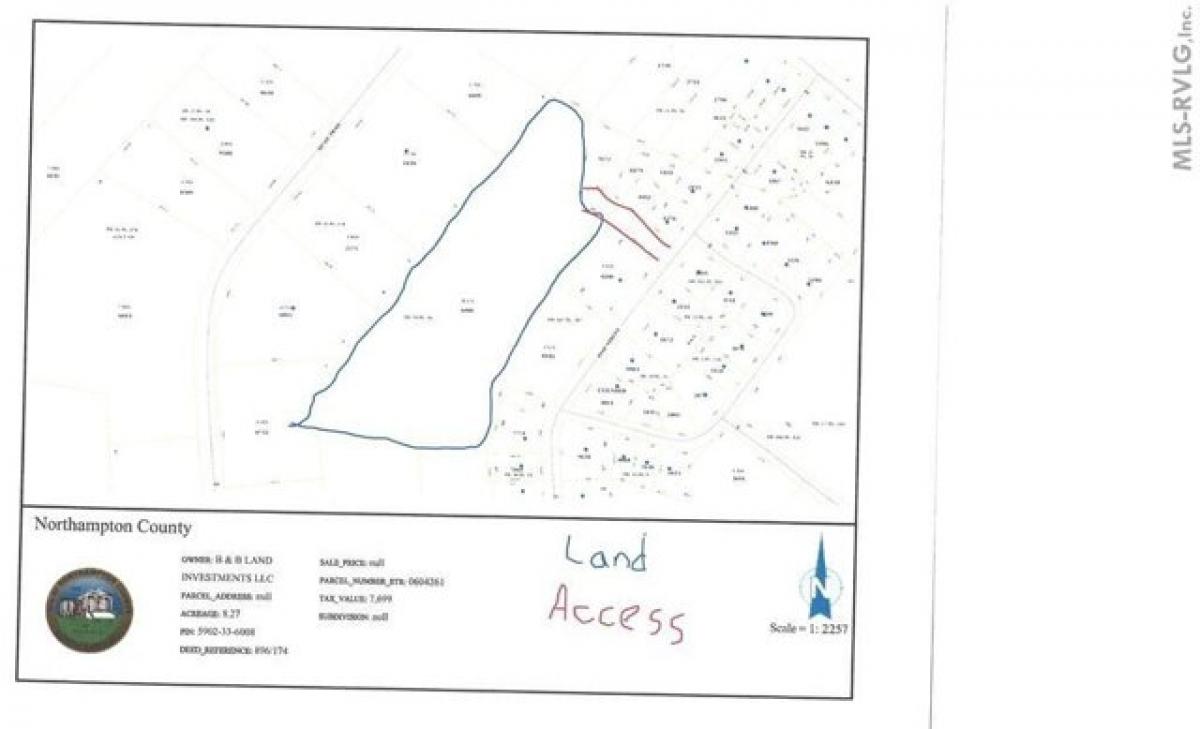 Picture of Residential Land For Sale in Rich Square, North Carolina, United States