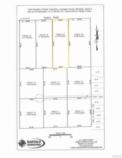 Residential Land For Sale in Adrian, Michigan