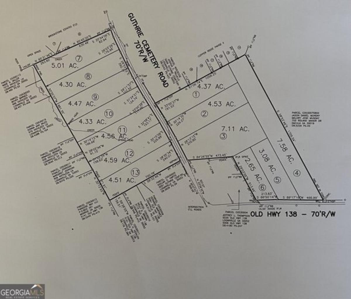 Picture of Residential Land For Sale in Loganville, Georgia, United States