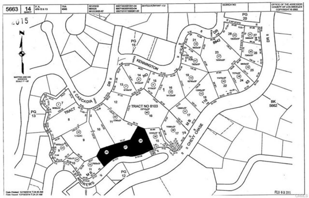 Picture of Residential Land For Sale in Glendale, California, United States