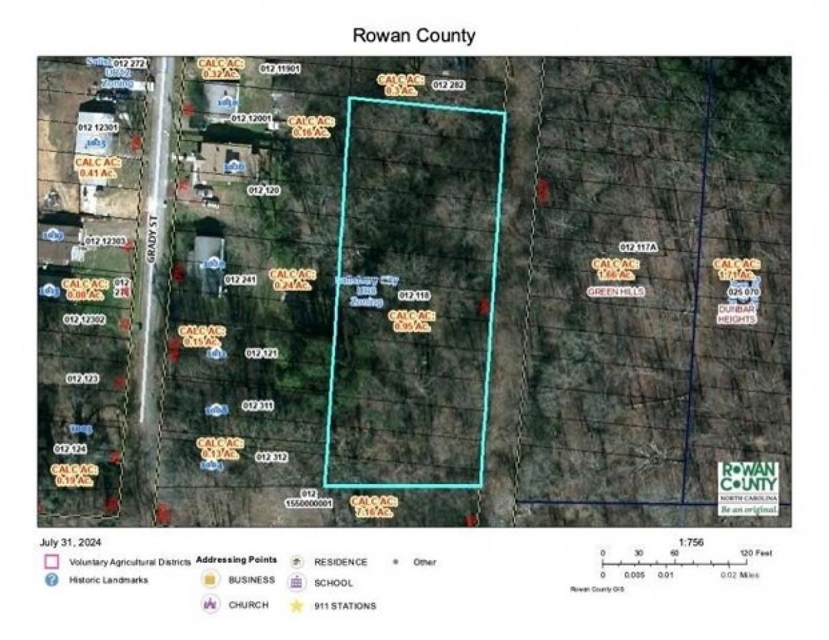 Picture of Residential Land For Sale in Salisbury, North Carolina, United States