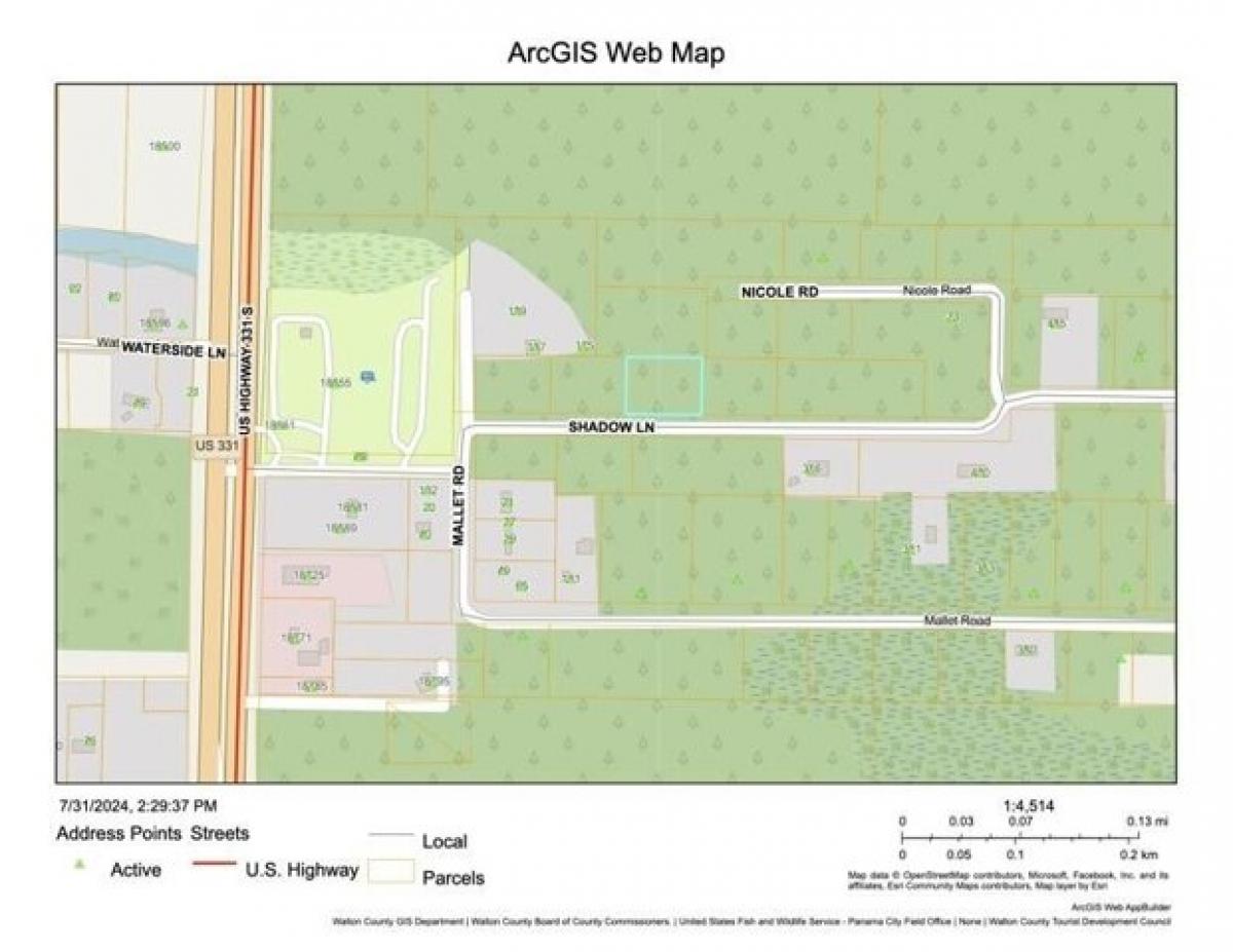 Picture of Residential Land For Sale in Freeport, Florida, United States