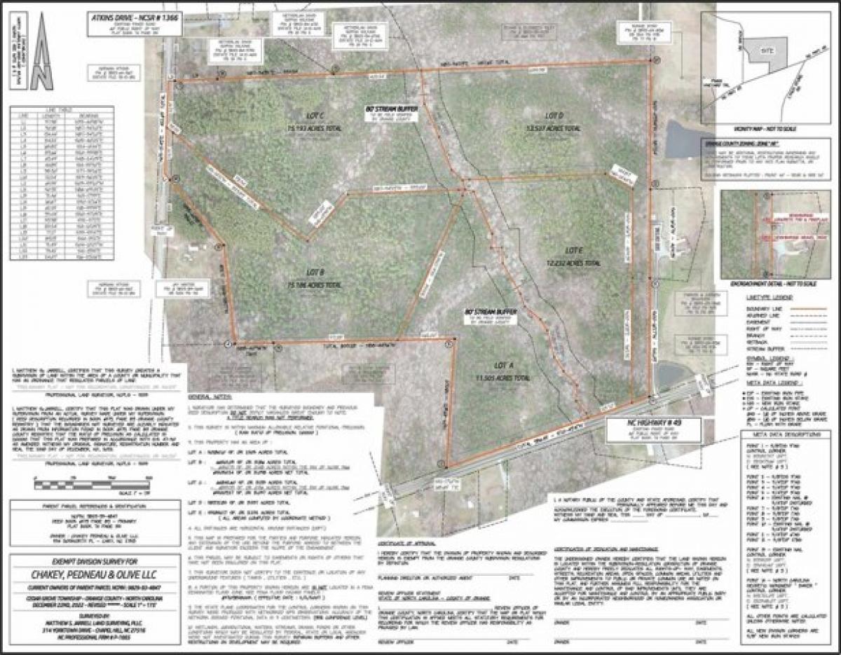 Picture of Residential Land For Sale in Mebane, North Carolina, United States