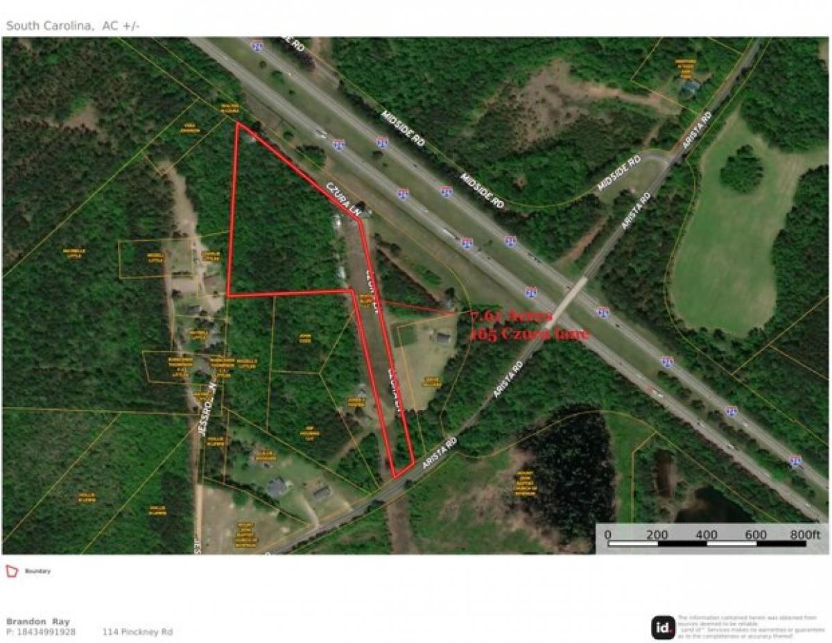 Picture of Residential Land For Sale in Bowman, South Carolina, United States