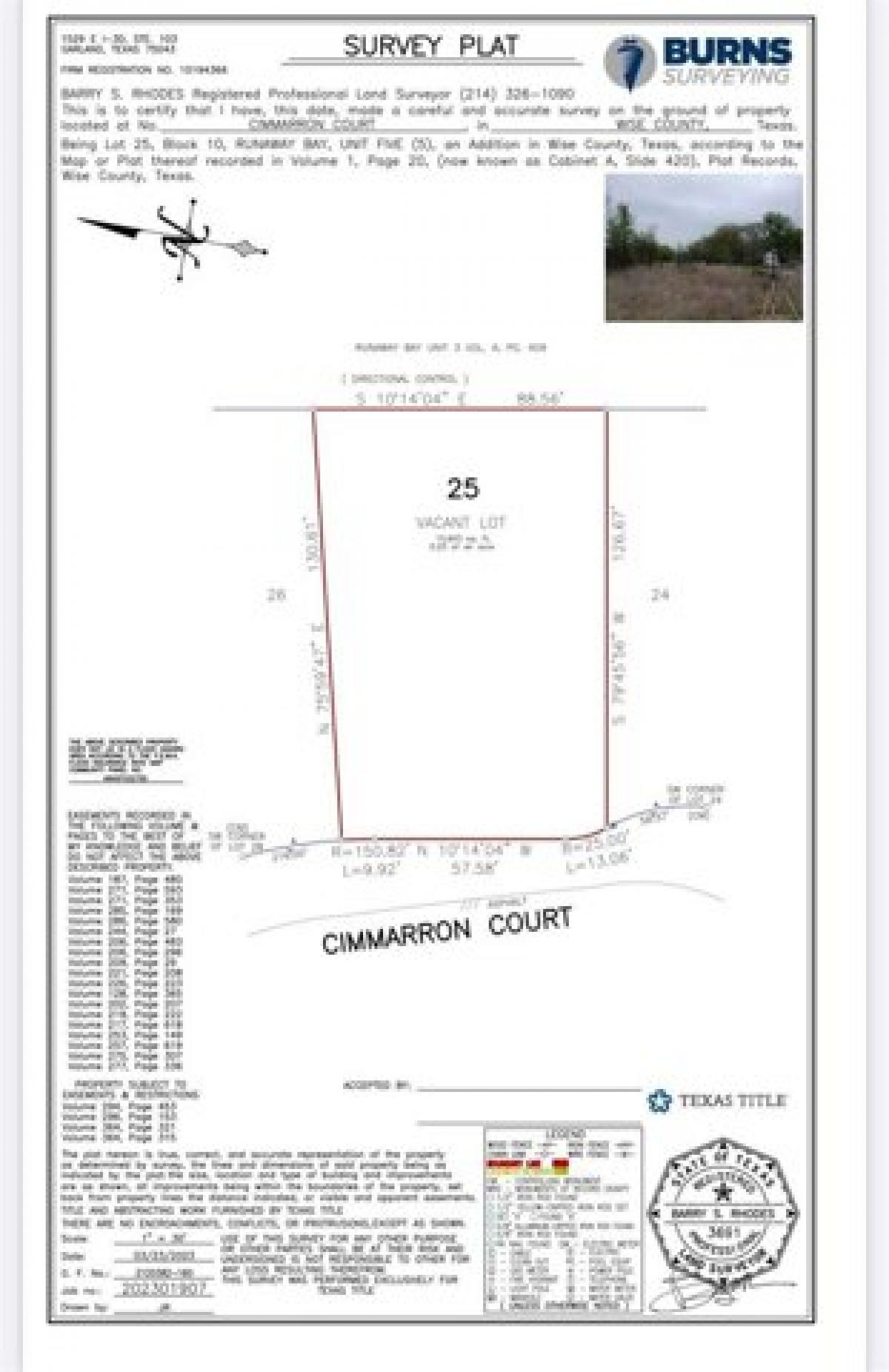 Picture of Residential Land For Sale in Runaway Bay, Texas, United States