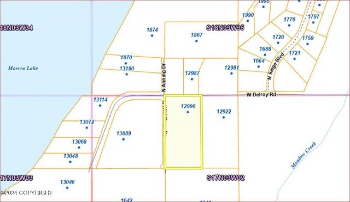 Picture of Residential Land For Sale in Houston, Alaska, United States