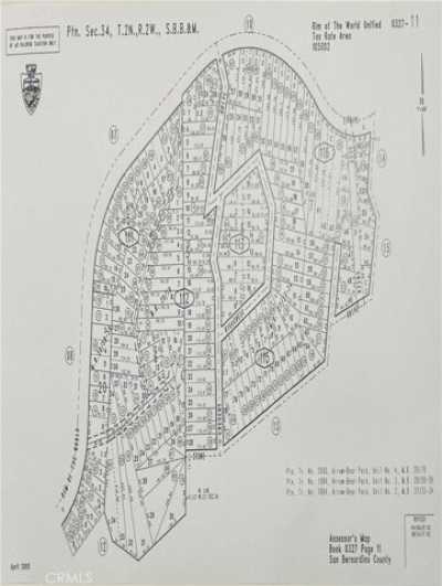 Residential Land For Sale in Arrowbear Lake, California