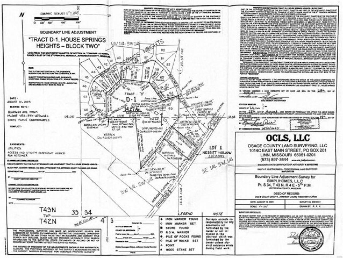 Picture of Residential Land For Sale in House Springs, Missouri, United States