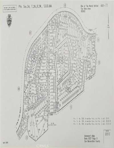 Residential Land For Sale in Running Springs, California