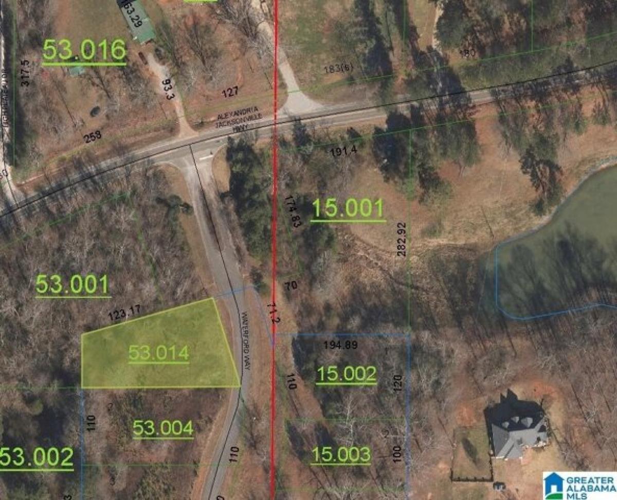 Picture of Residential Land For Sale in Jacksonville, Alabama, United States