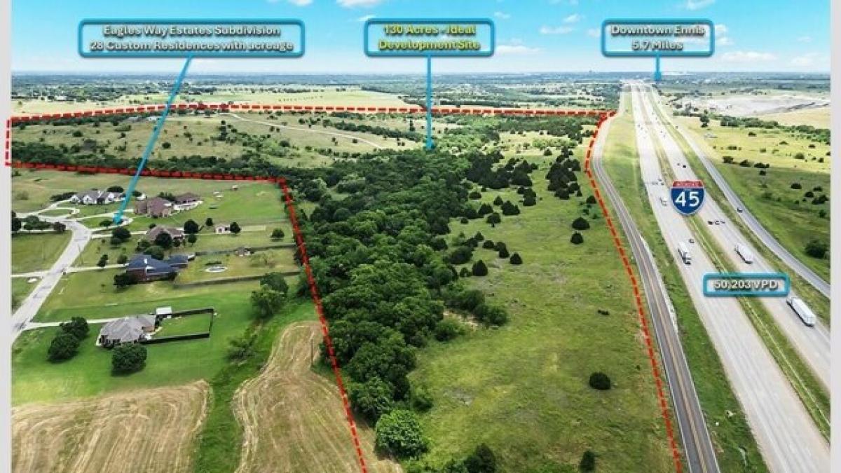 Picture of Residential Land For Sale in Ennis, Texas, United States