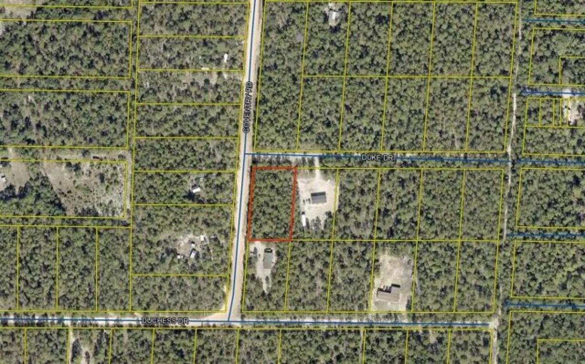 Picture of Residential Land For Sale in Defuniak Springs, Florida, United States