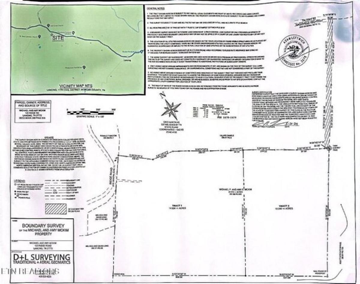 Picture of Residential Land For Sale in Lancing, Tennessee, United States