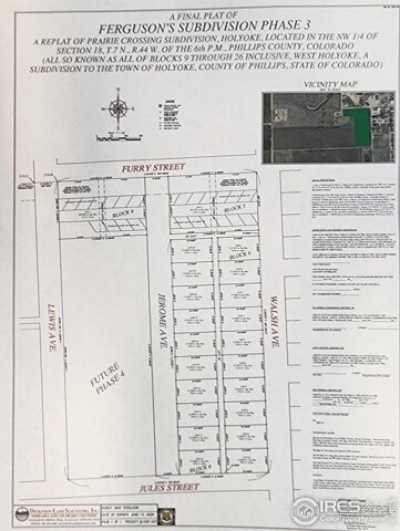 Residential Land For Sale in Holyoke, Colorado