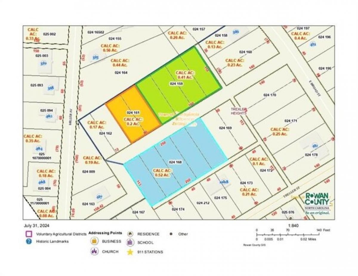 Picture of Residential Land For Sale in Salisbury, North Carolina, United States