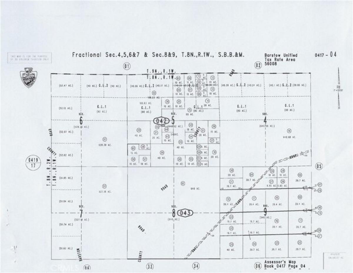 Picture of Residential Land For Sale in Barstow, California, United States