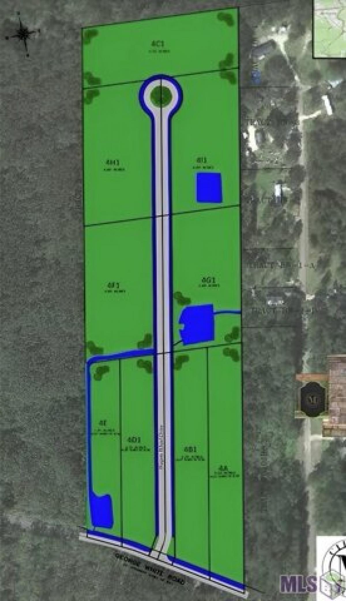 Picture of Residential Land For Sale in Holden, Louisiana, United States