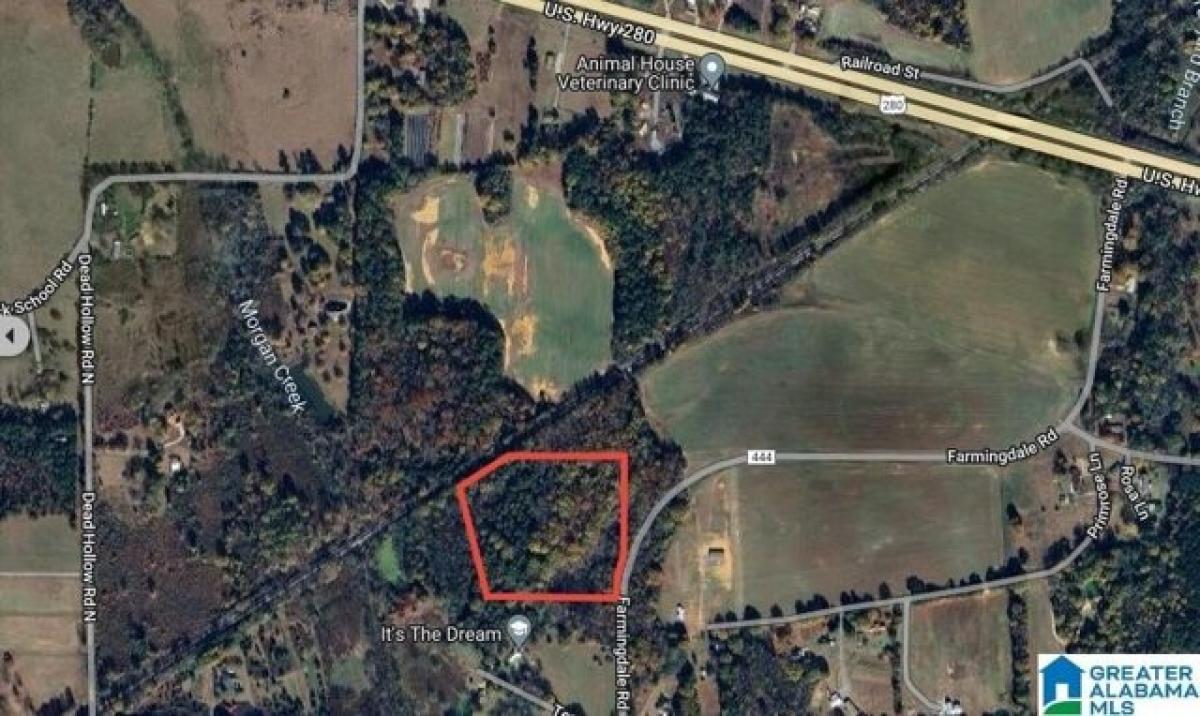 Picture of Residential Land For Sale in Harpersville, Alabama, United States