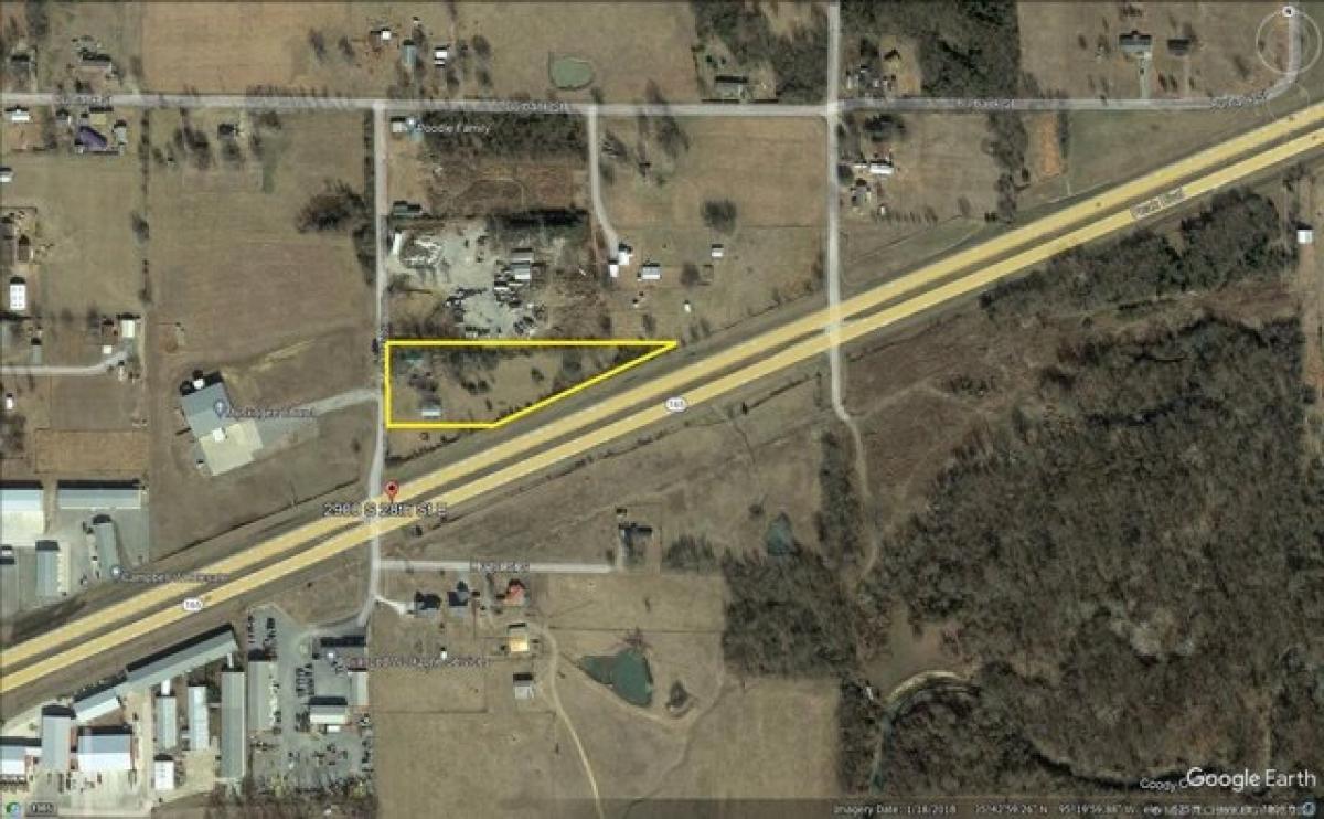 Picture of Residential Land For Sale in Muskogee, Oklahoma, United States