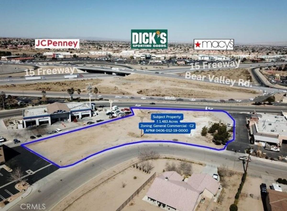 Picture of Residential Land For Sale in Hesperia, California, United States