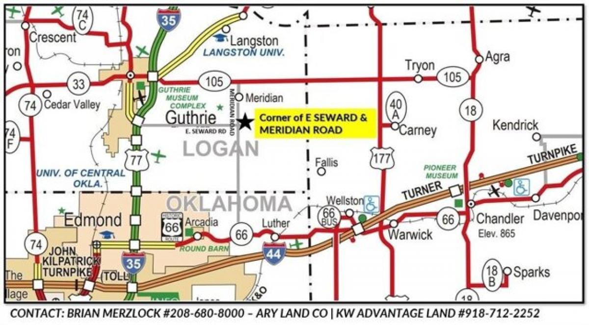 Picture of Residential Land For Sale in Meridian, Oklahoma, United States