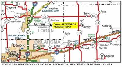 Residential Land For Sale in Meridian, Oklahoma