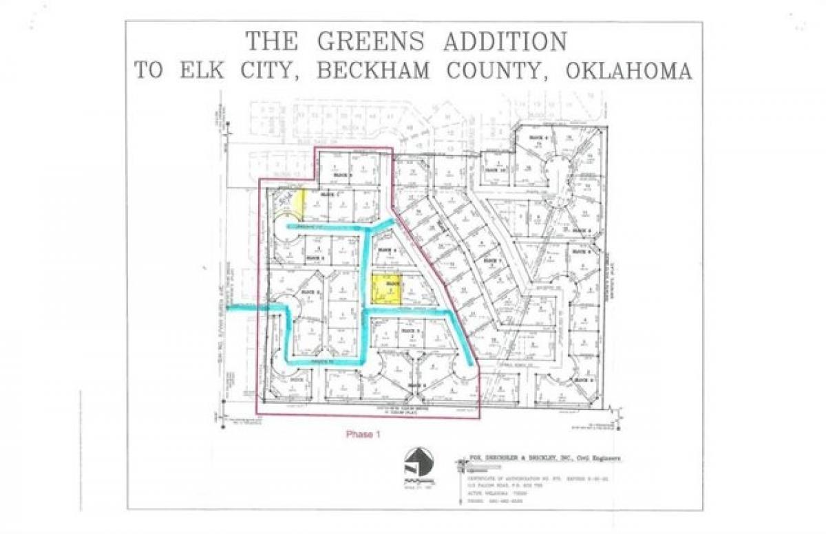 Picture of Residential Land For Sale in Elk City, Oklahoma, United States