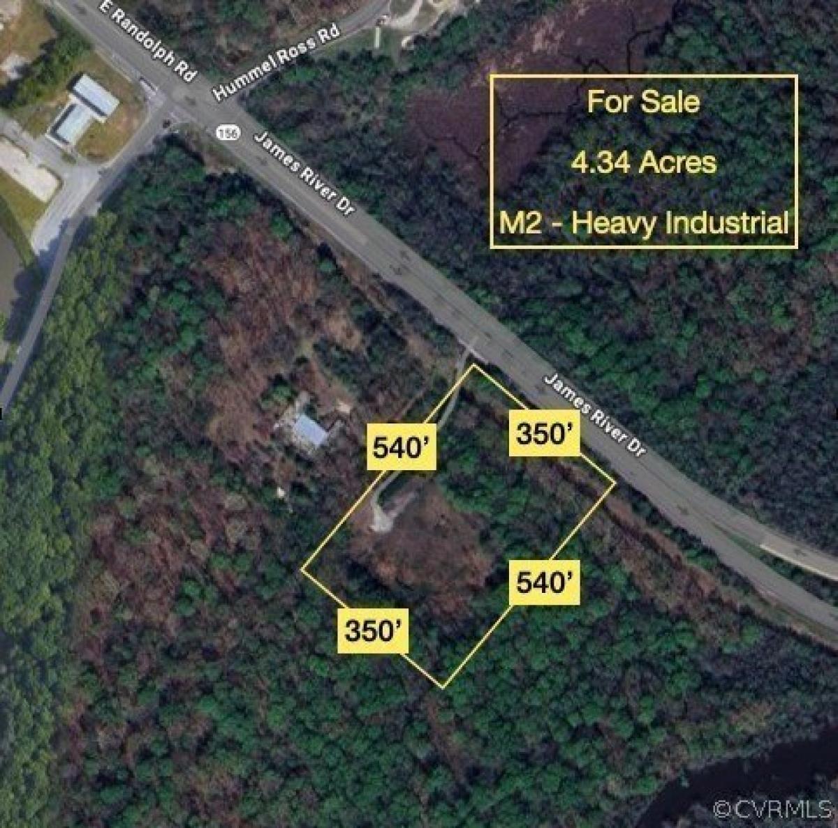 Picture of Residential Land For Sale in Hopewell, Virginia, United States