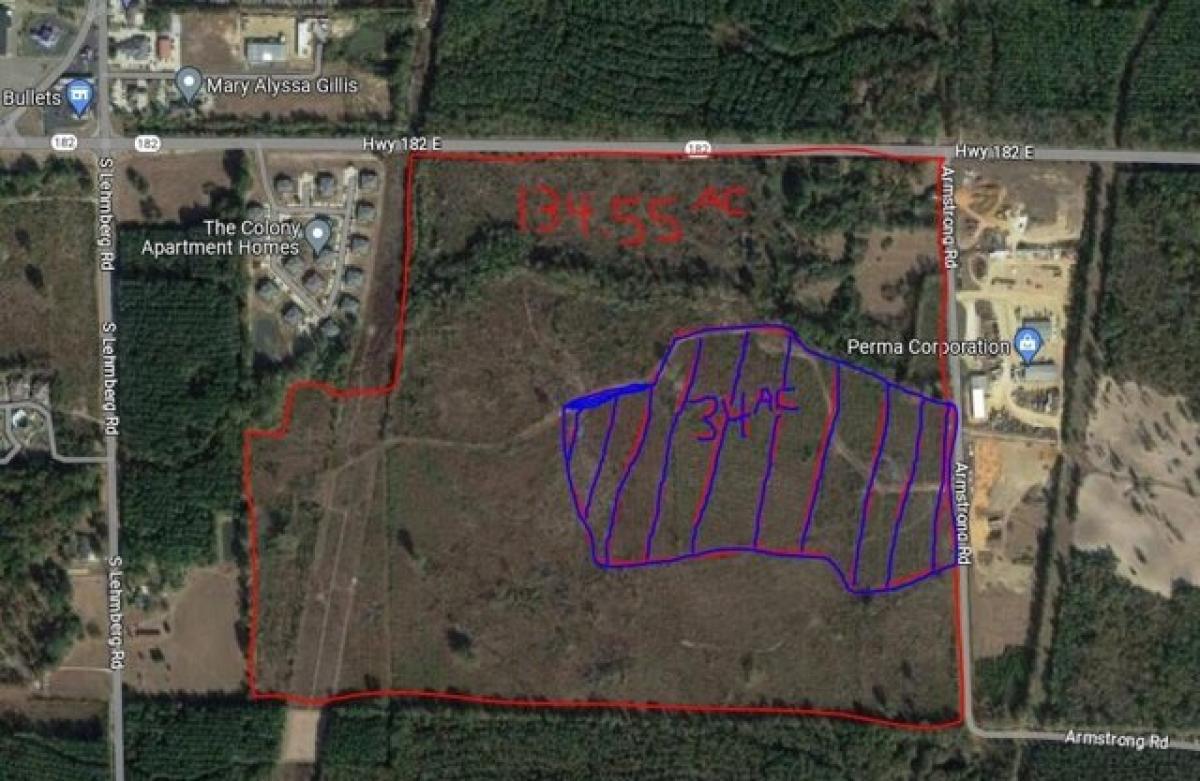 Picture of Residential Land For Sale in Columbus, Mississippi, United States