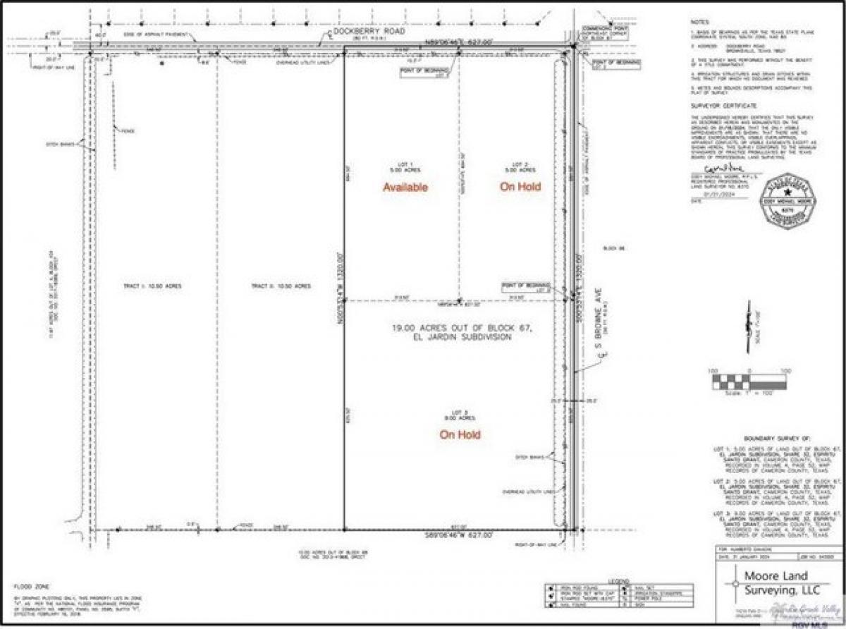 Picture of Residential Land For Sale in Brownsville, Texas, United States