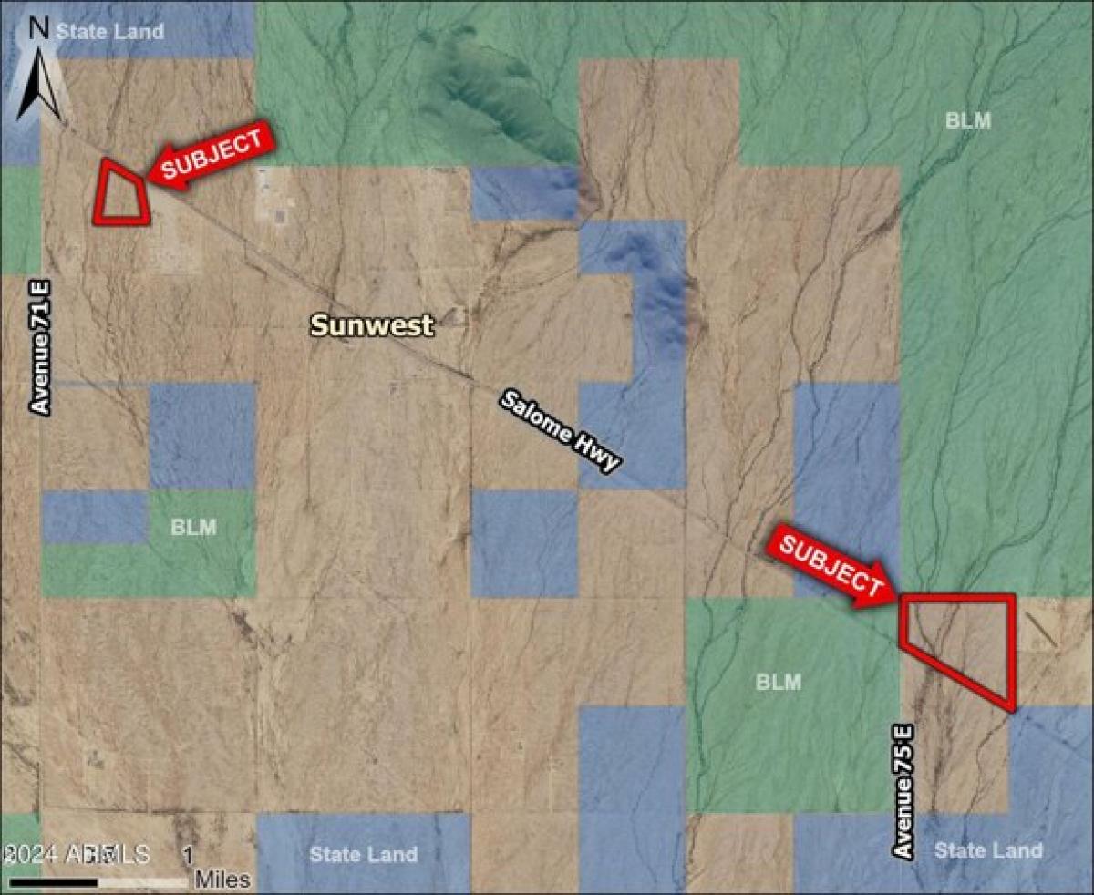 Picture of Residential Land For Sale in Salome, Arizona, United States